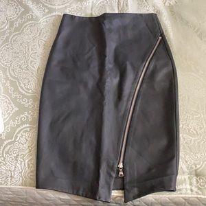 Express Leather Skirt